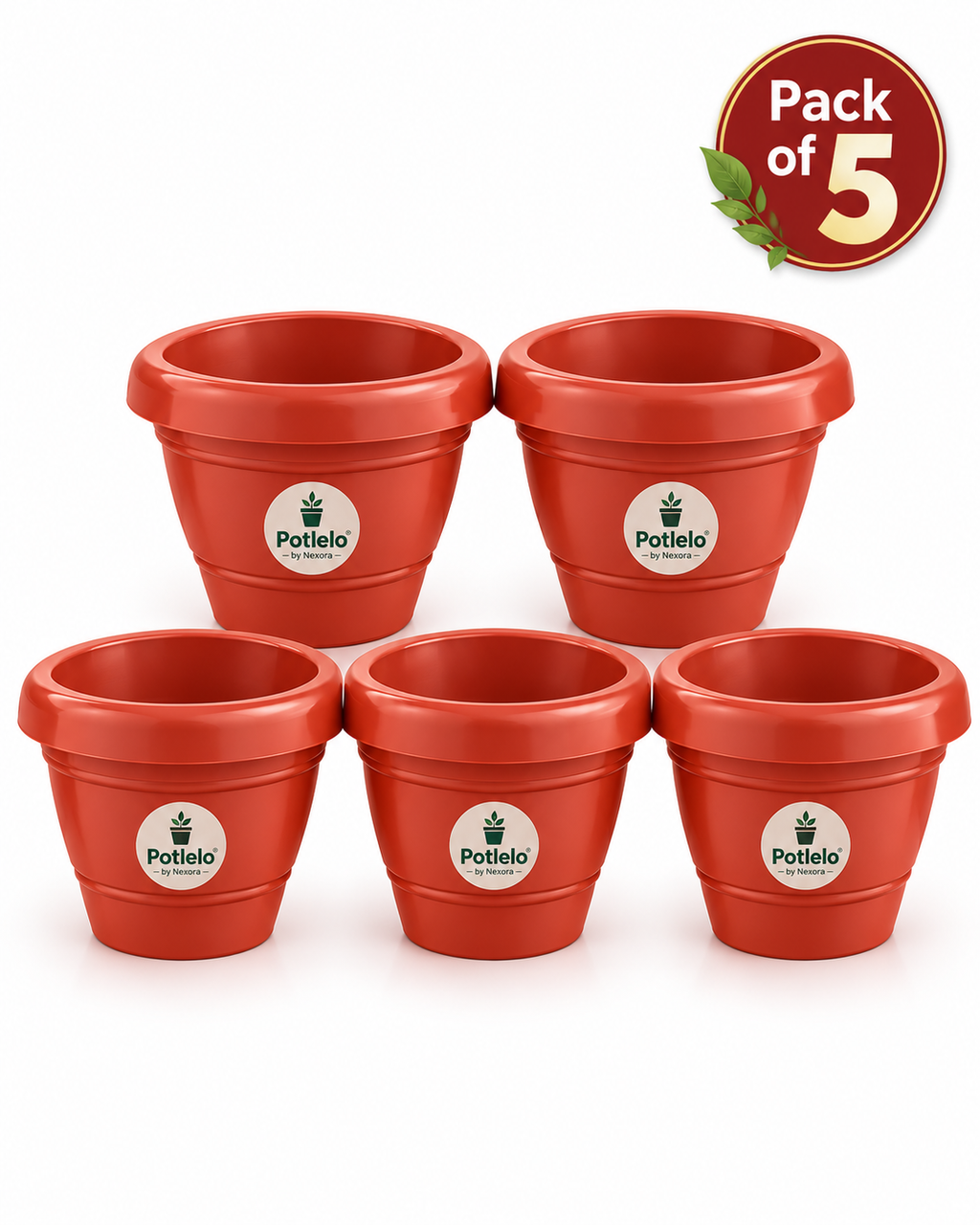 Potlelo Petu-R | Pots – Pack of 5