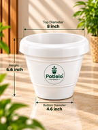Potlelo Petu-W Pots | Pack of 5