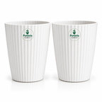 Potlelo Iris Tower Planter Combo Pack of 2 – 8 Inch | Pot Only